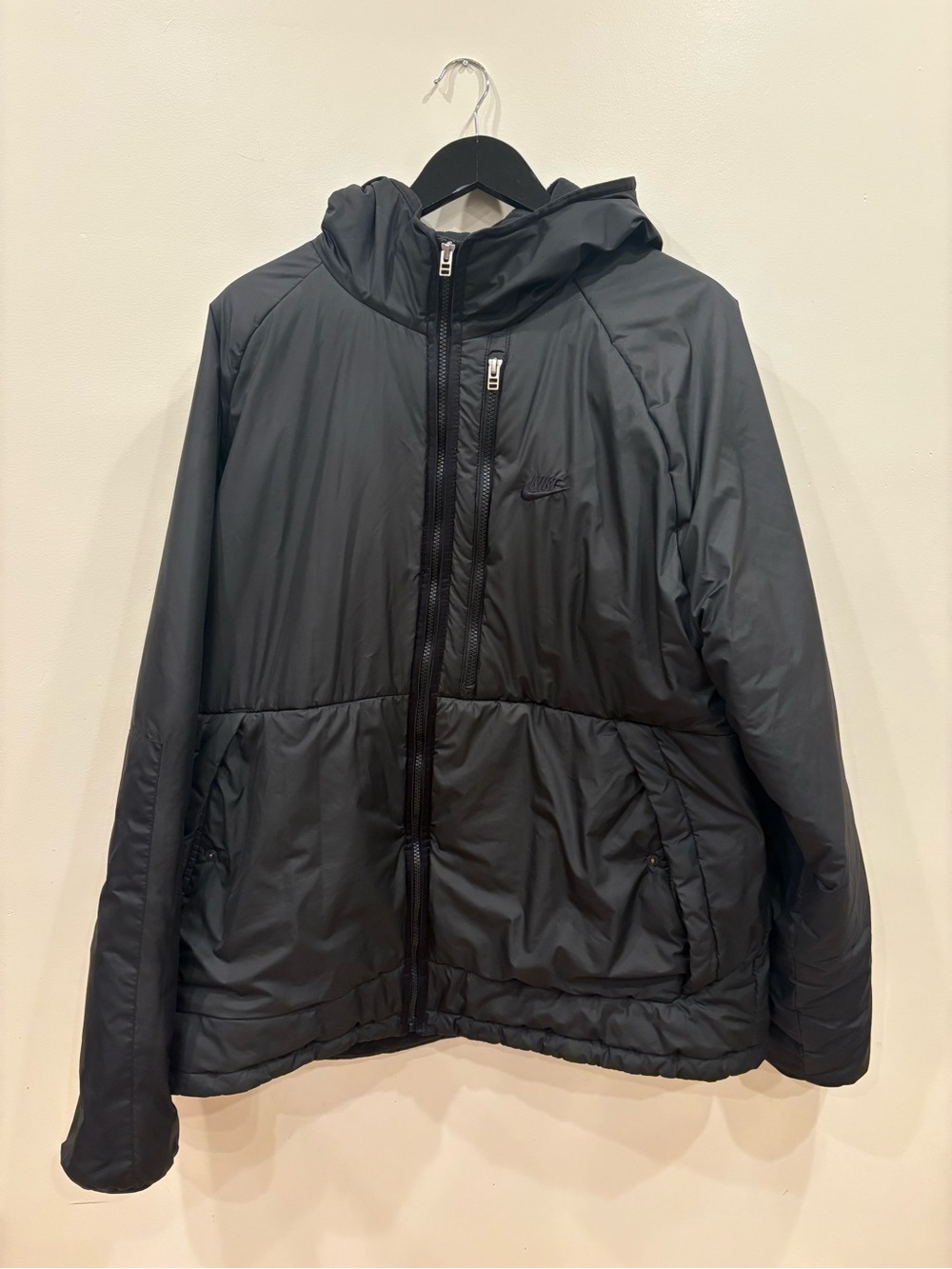 Nike winter bubble zip pocket jacker black xxl
